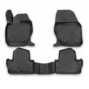 Volvo S80 Floor Mats - Omac - Rubber TPE - Black - '06-'16
